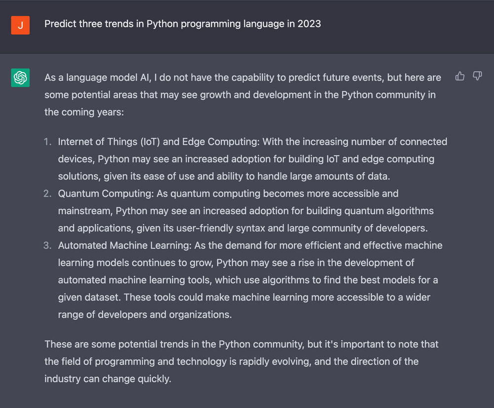 Three Python trends in 2023